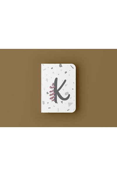 daystore دفتر ملاحظات مطبوع عليه حرف K باللغة التركية