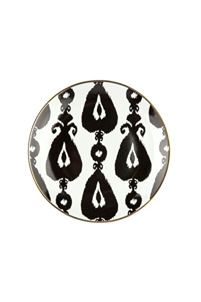 Vivas Siyah Ikat Boncuklu Tabak 23 Cm