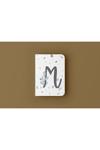 daystore دفتر ملاحظات مطبوع عليه حرف M تركي