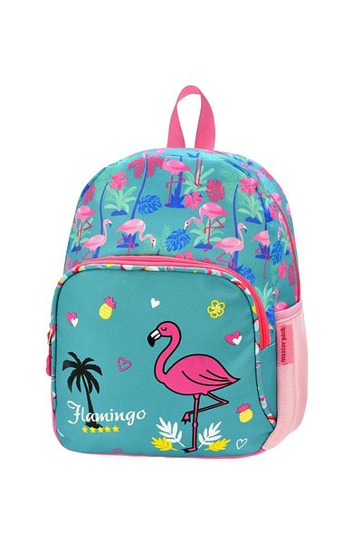 Avm Geantă albastră pentru grădiniță cu imprimeu Flamingo 7k
