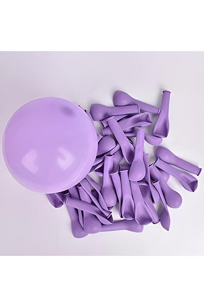 Big Party Mini Macaron Balloon Purple Colored 6'' 100 pcs