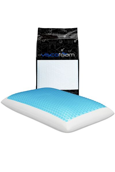 Viscofoam Evva Anti-Sweat Orthopedic Pillow Cooling Visco Pillow Gel Μαξιλάρι 59x39x13cm