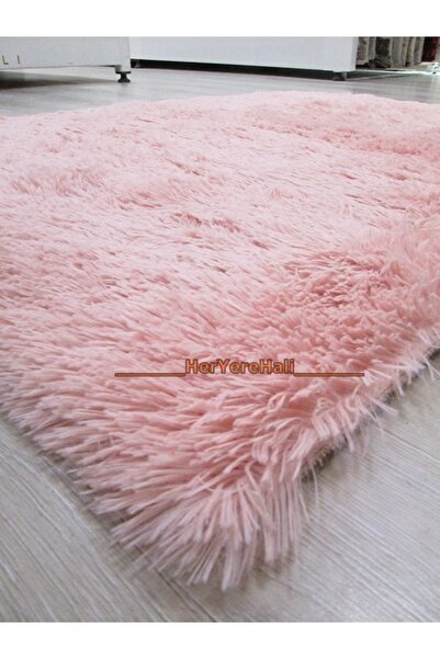 YAMALI home Doğuş Halı Tavşan Tüyü Pudra 140x200 Cm