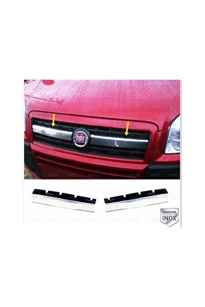 FAMS OTO AKSESUAR Fiat Doblo Krom Ön Panjur 2 Prç, 2006-2010 Arası P, Çelik