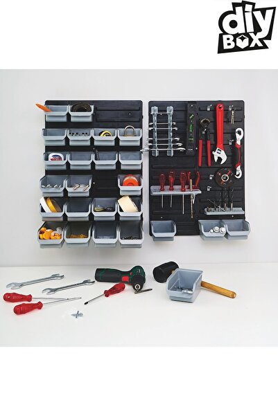 DiyBox Arizona Duvar Panel Seti 43 Parça Avadanlık Set