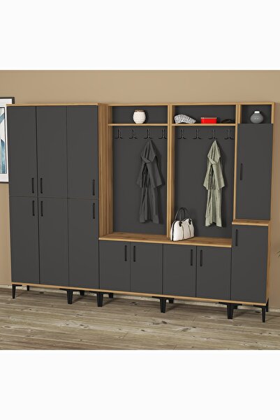 Kalender Dekor Rose-1-1-2-3-4 Portmanto Vestiyer Ayakkabılık