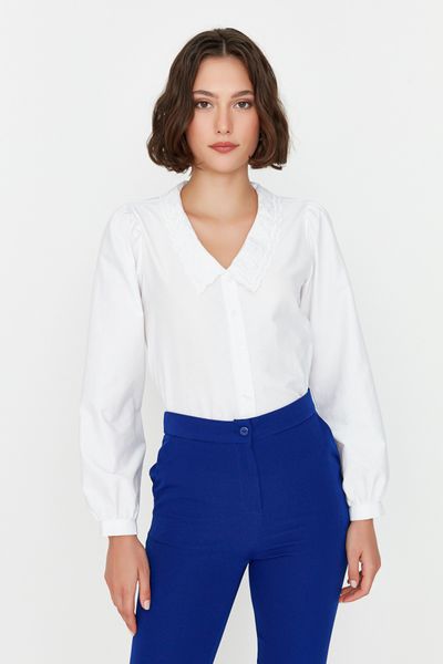 Trendyol Collection Shirt - White - Regular fit - Trendyol