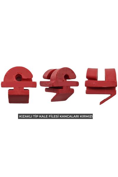 ÖZBEK Kale Filesi Kancası Kızaklı 20 Adet
