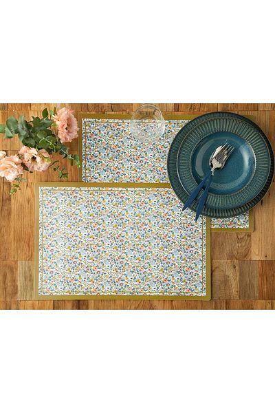 English Home Fleuriste 4 Piese American Service 30x45 Cm Albastru