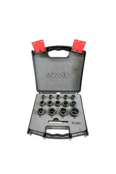 Wossen 1/2 Twist 15 Piece Full Socket Set