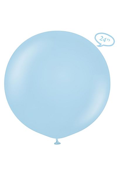 Big Party Macaron Blue Latex Balloon 24 Inch