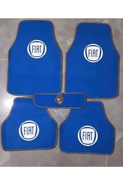 Fiat Siena Logolu Mavi Halıfleks Paspas Seti