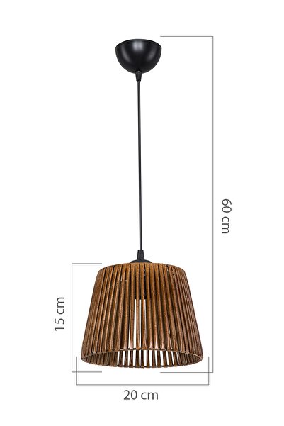 Genel Markalar Paper Konik Sarkıt Kahve 20lık/salon-oturma Odası-çocuk Odası-yemek Odası-mutfak-antre-hol