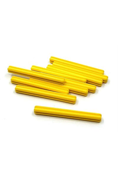 LEGO Original Technic Moc Custom Accessory Mindstorms Yellow Axle 5l Small 4 Pieces to Ship