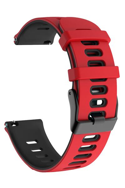 NovStrap Haylou Rt Ls05s Compatible Band Strap (22mm) Sportive Perforated Sports Silicone Band