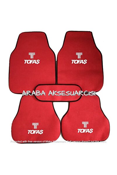 Genel Markalar Tofaş Doğan Halı Paspas Kırmızı Renk