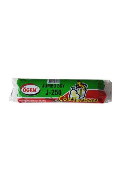 Ögem J250 Garbage Bag 80x110 Cm 90 Lt Jumbo Size Roll 10 Pieces 50 Rolls