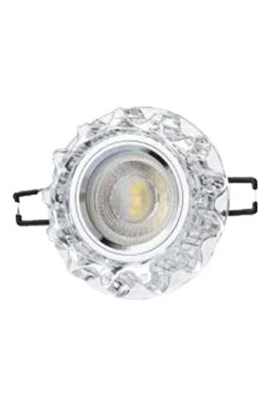 Cata Takım Karanfil Dekoratif Cam Spot Armatür Takım Ct-6595 (beyaz ışık)