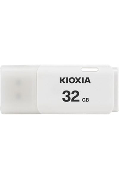 Kioxia ذاكرة USB بيضاء سعة 32 جيجابايت USB2.0 Koxia Lu202w032gg4