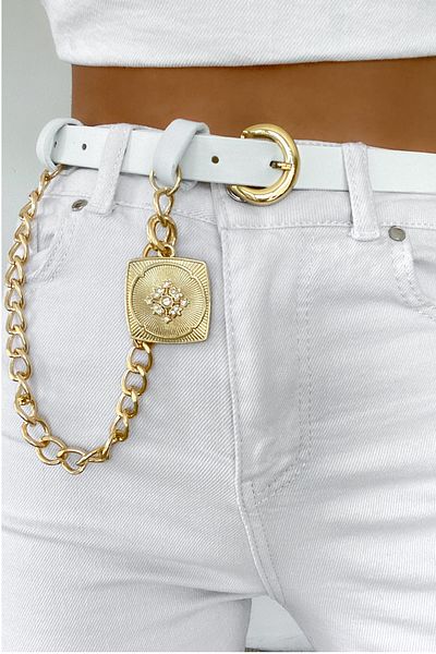 Cool & Sexy Belt - White - Casual