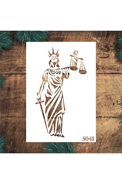 STENCİLTASARIM Stencil Tasarım S041 Özgürlük Anıtı - Dekoratif Duvar Ve Eşya ...