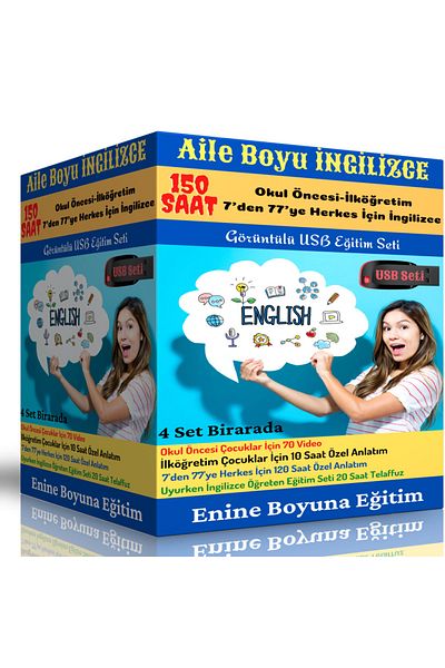 Enine Boyuna Eğitim مجموعة تدريب اللغة الإنجليزية لمدة 150 ساعة - تدريب رقبة عرضية بحجم عائلي