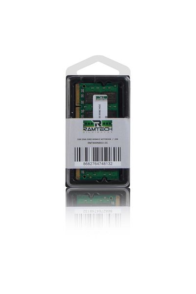 RAMTECH ذاكرة وصول عشوائي للكمبيوتر المحمول 800 ميجا هرتز Ddr2 2 جيجابايت - 1.8 وات