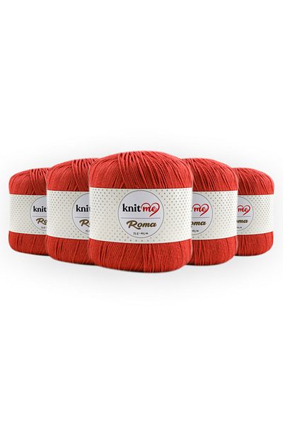 knitme Roma 75 Gr - Πακέτο 5 Παντός Μοντέλου Πλεκτό Χέρι (260)