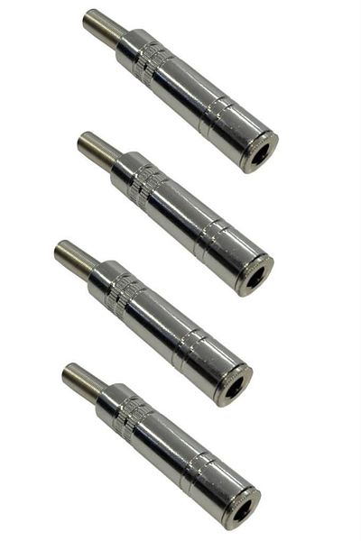 Hepa-Merz Hepa Merz Sfc-fd63-4x Metal 6.35mm Female Jack 6.35mm Female Extension Jack (4 Pieces)