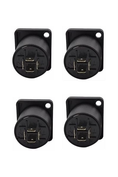 Hepa-Merz Hepa Merz Sfc-spk5-4x Speakon Chassis Connector 4 Pin Female Speakon Chassis (4 Pieces)