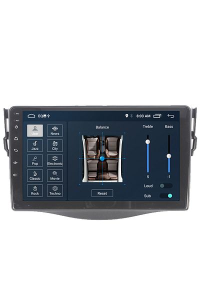Soundstream Toyota Rav 4 Android 11 Carplay Navigation Multimedia Screen Tape 2gb+16gb