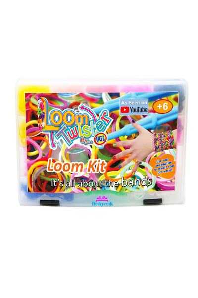 hediyecik Rainbow Loom Twister Bileklik Yapma Seti 3.500 Parça Eğitici Oyuncak