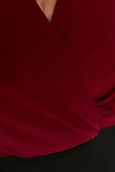 Trendyol Curve Plus Size Blouse - Burgundy - Regular fit