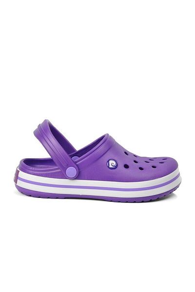 Pierre Cardin PC-6775 Purple Women's Closed-Front Sabo Slippers