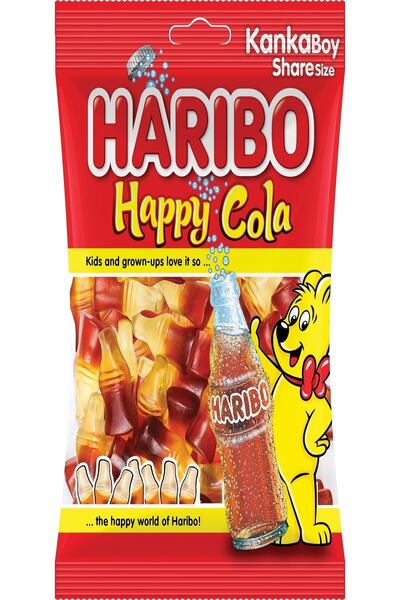 Haribo هابي كولا 80 جرام × 30 قطعة