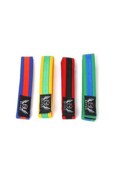 Saydo Double Color Karate and Taekwondo Belt