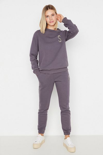 Trendyol Collection Trainingsanzug - Grau - Regular Fit