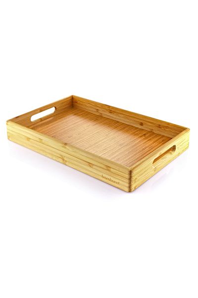 Bambum Marbella - Bamboo Patterned Tray Small