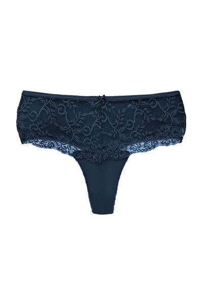 HNX High Waist Lace Front Plus Size Women's String - Pack of 2