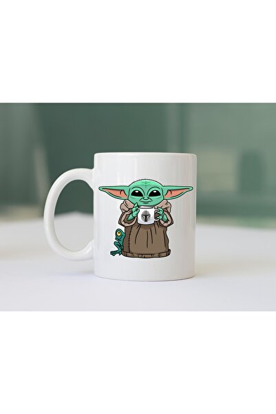 Dione Store Yoda Cartoon Printed Mug Cup