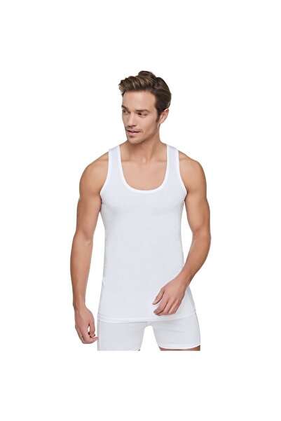 GÜMÜŞ 3001-3 قميص داخلي من القطن الممشط