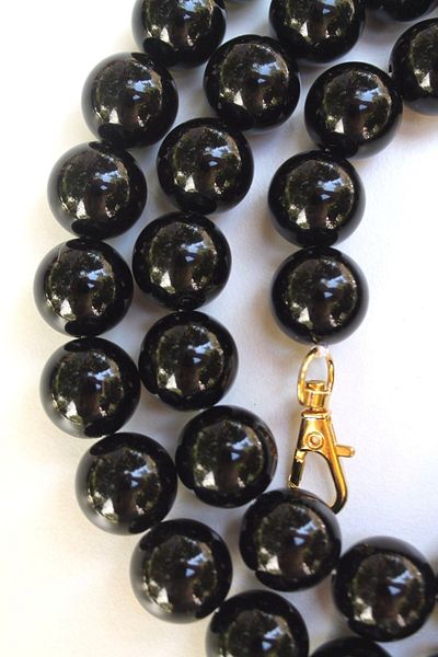 Emtory Home 105cm Black Pearl Decorative Evening Dress Bag Hanger