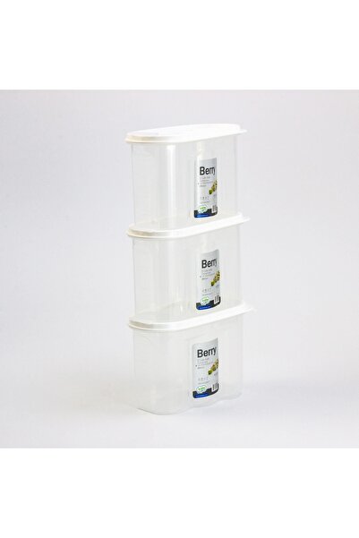 HOBBY LİFE No. 2 Berry Food Container (1.2 Lt.) 3 Pieces