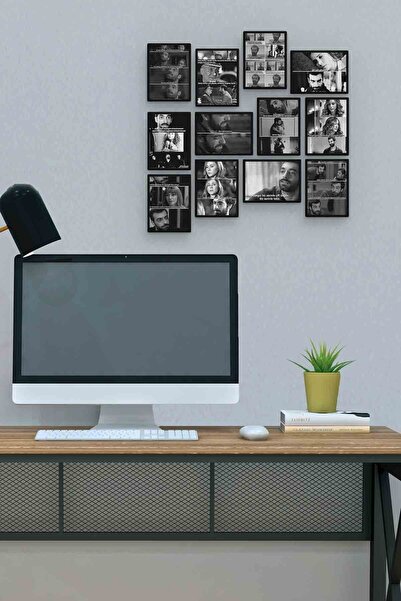 herotasarım Poyraz Karayel Tablă MDF (lemn) 12 piese Dimensiune birou 30x30 cm