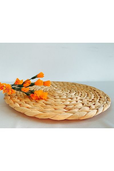 Cherry Collection Πλεκτό Πλαίσιο Σερβιρίσματος Bamboo 35cm - Νέο Προϊόν