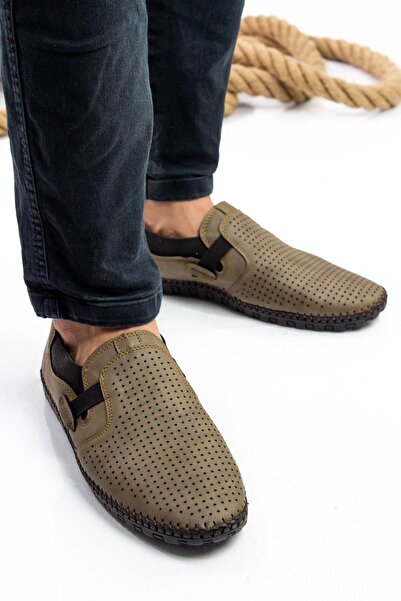 Moda Anna Ανδρικά παπούτσια Sermoda Laceless Perforated Model Άνετη σόλα