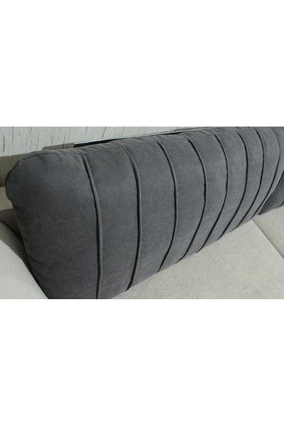 AYPETEKS Meridian gri / Pernă pentru spate / Pernă pentru scaun / Husă de pernă pentru canapea
