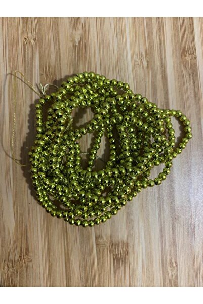 Nazarone Mărgele de perle de 3 mm 2 șiruri. Culoare: Verde Fistic Metallic. A...