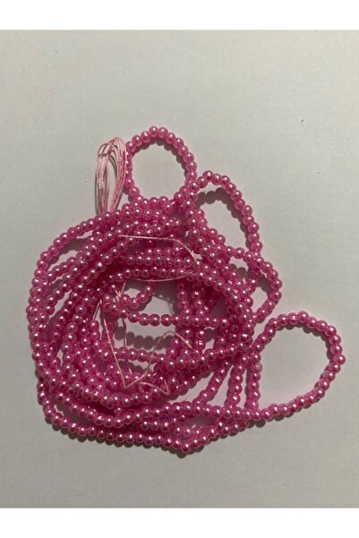 Nazarone Mărgele de perle de 3 mm 2 șiruri. Culoare: roz închis. Aproximativ ...