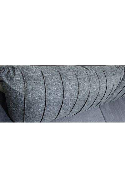 AYPETEKS Meridian de in gri / Pernă pentru spate / Pernă pentru scaun / Husă de pernă pentru canapea